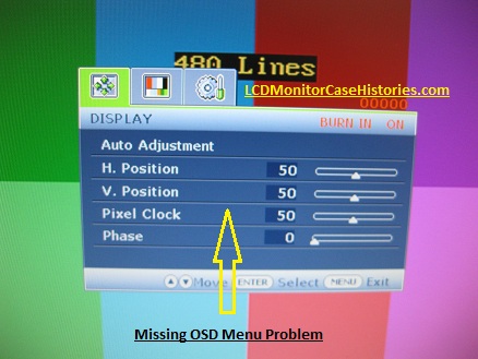 lcd monitor osd menu lcd monitor osd menu